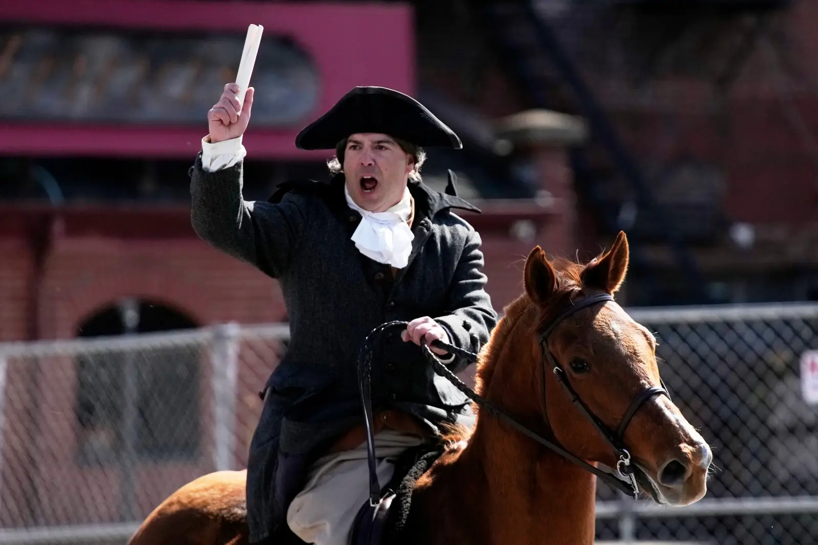 Paul Revere Ride Reenacted Across Boston Route — US
